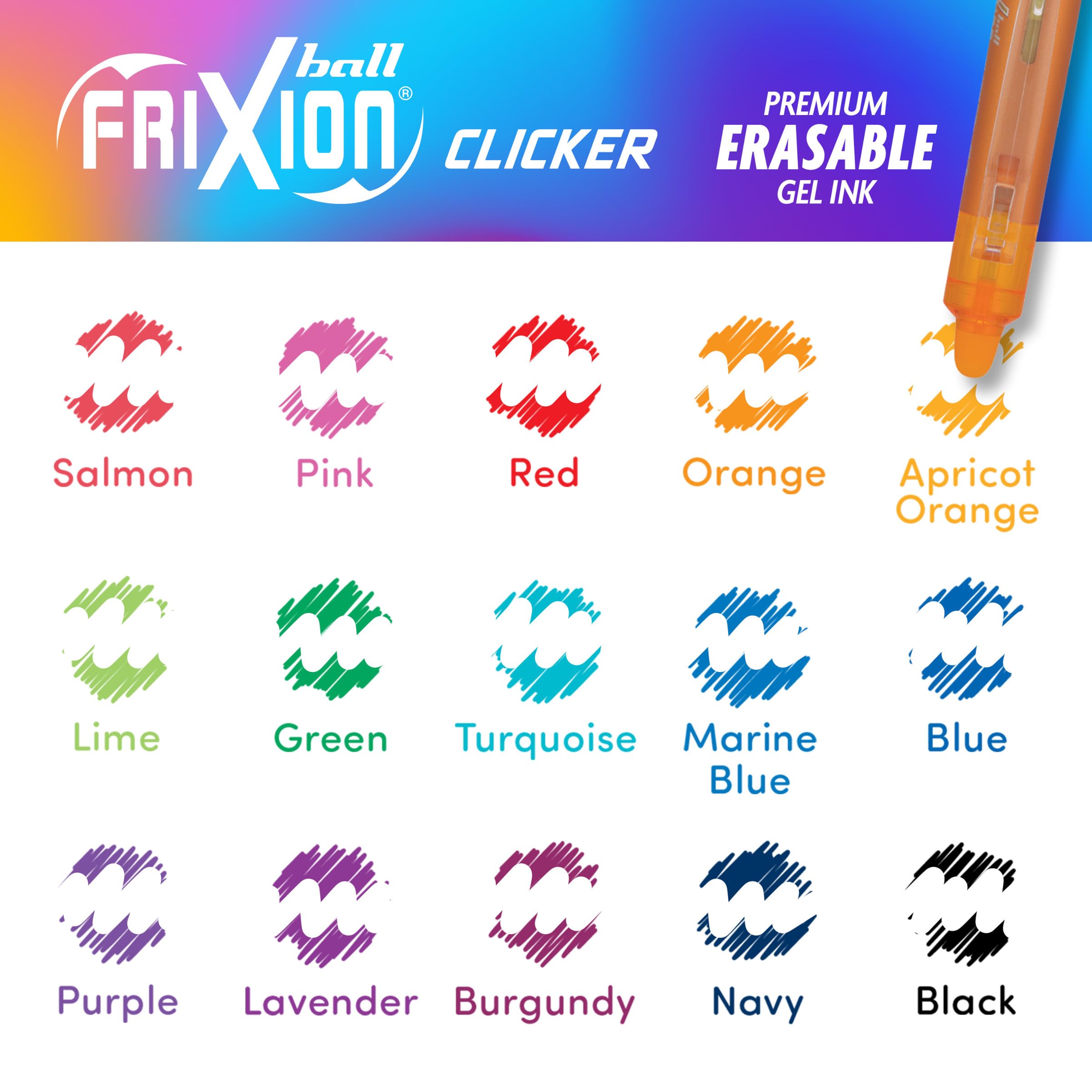 PILOT FriXion Clicker effaçable