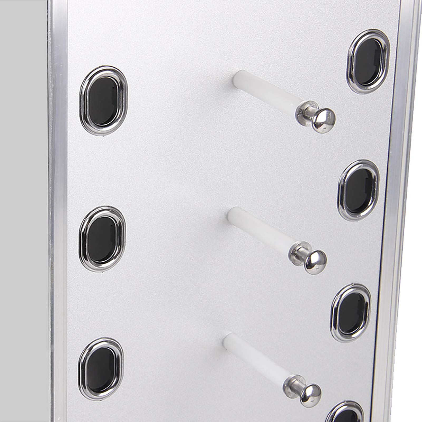 Organisateur de Rack présentoir Rotatif pour Lunettes de Soleil avec Miroir, comptoir Commercial, étagère carrée rotative pour Organisateur d'oeil pour 44 Paires de