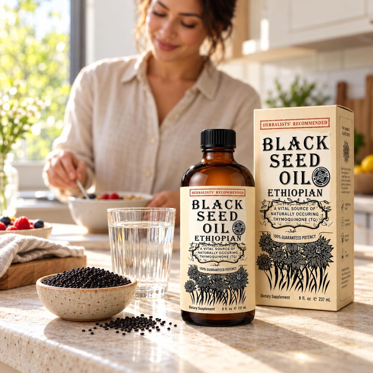 Ethiopian Black Seed Oil 8 fl oz Cold Pressed High Thymoquinone — Amazon image 9