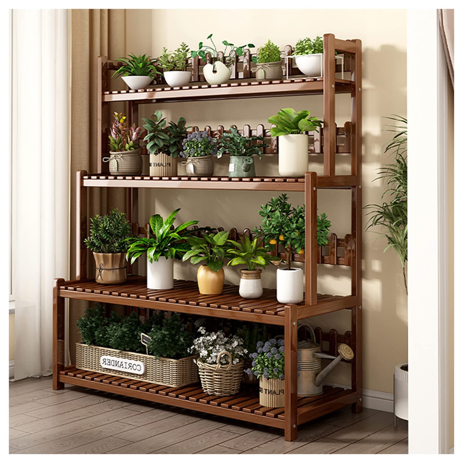 FUYAO Potting Bench Outdoor Garden Work Bench Station Planting Planting Work Bench Garden Work Station Planting Bench, 100cm, Brown