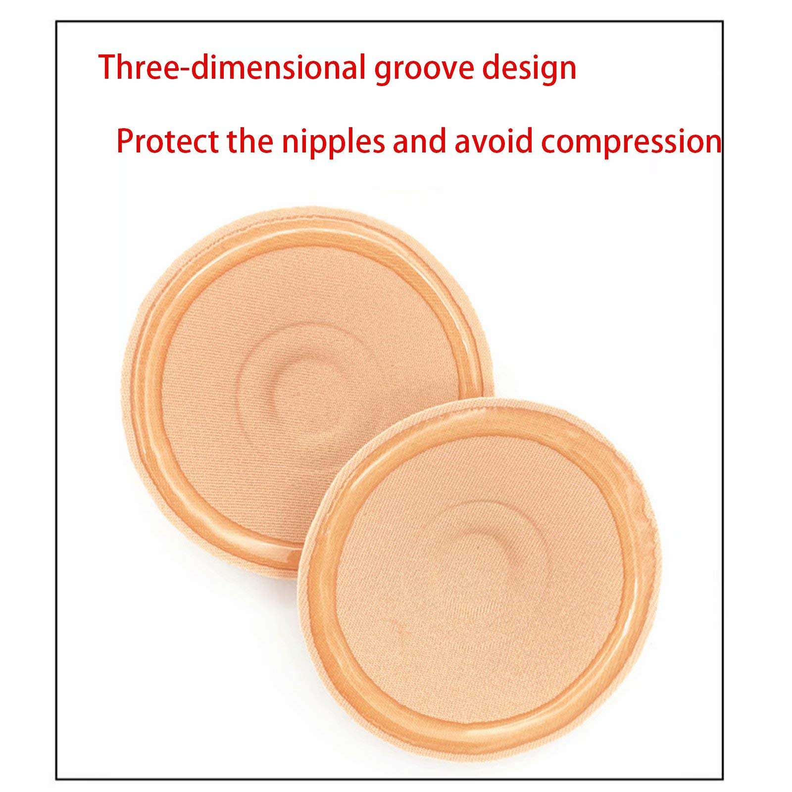 SENSEN 5 Paia di Reggiseno Senza Spalline, Reggiseno Adesivo Invisibile Senza Schienale Push up appiccicoso Riutilizzabile Confortevole per la Pelle per Le Donne in Costume da Bagno