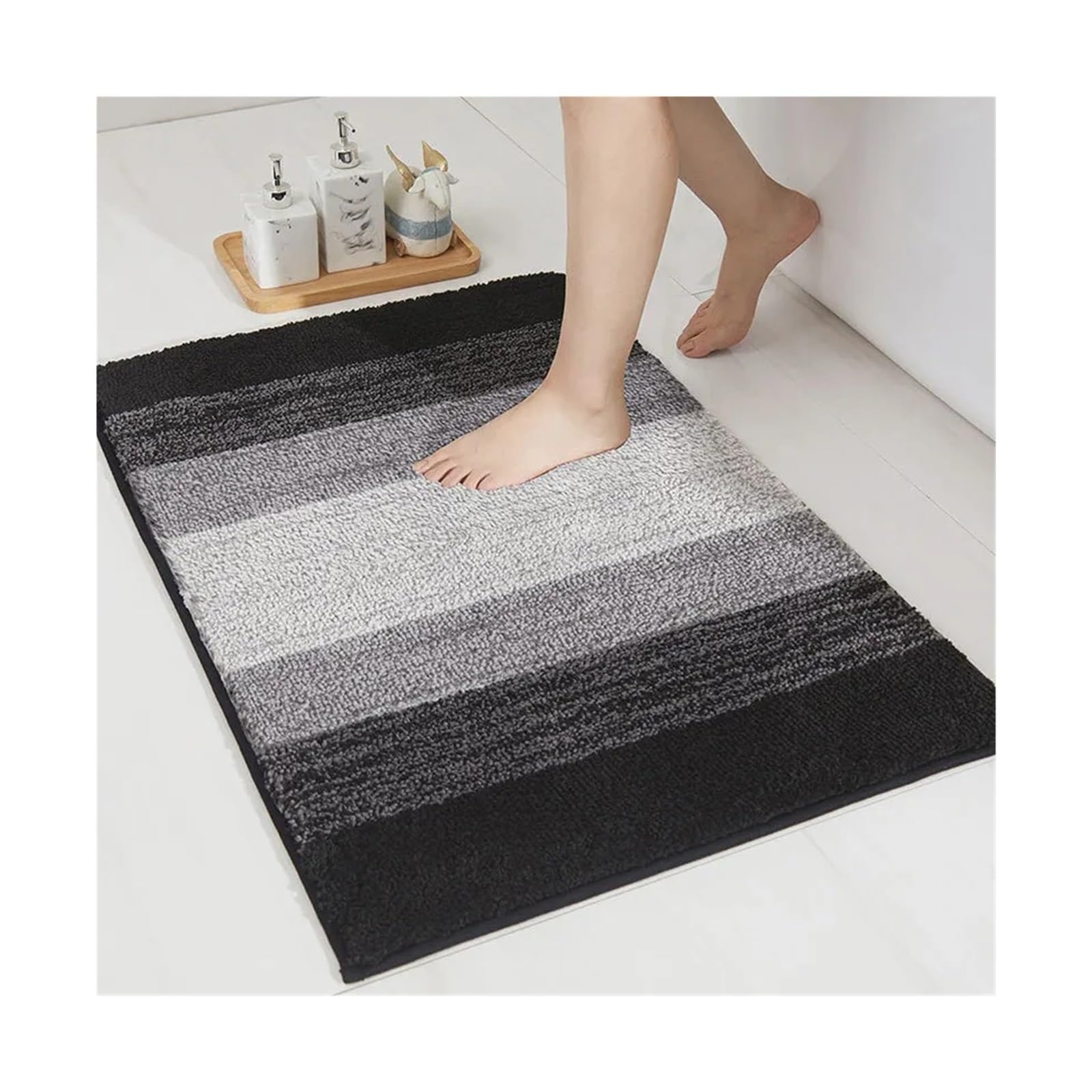 Tapis de salle de bain antidérapant pour éviter les glissades sur sol humide