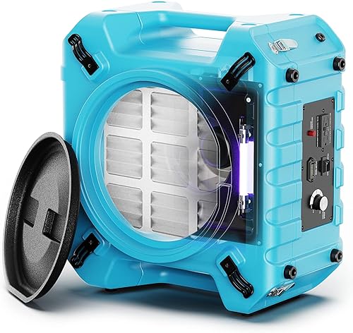 Miniatura 8 de ALORAIR PureAiro HEPA Pro 770 - Depurador de aire industrial, sistema de filtración de 3 etapas, salida GFCI, máquina negativa, depurador de aire