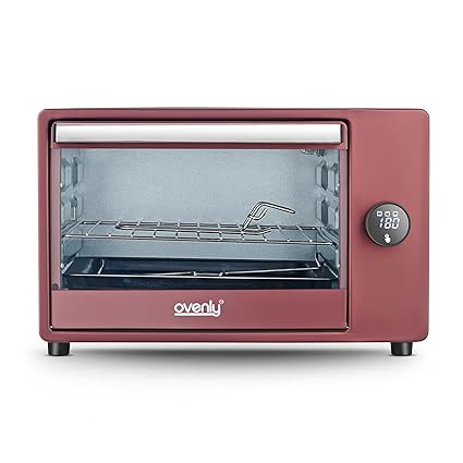 Ovenly 25L Digital Electric Oven - Multifunctional Countertop Convection Oven with Digital Controls, Large Capacity, and Easy-to-Clean Design for Home Kitchen
