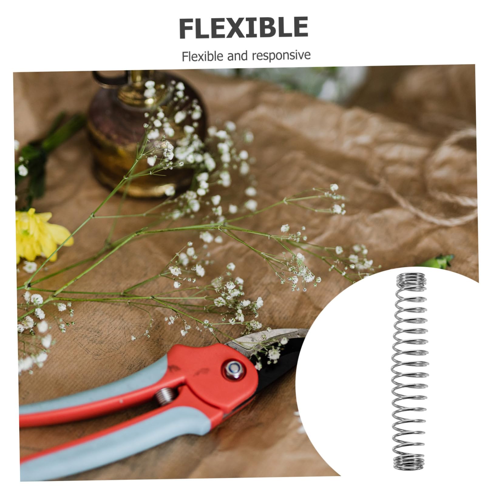 Abaodam 3 Pièces Ressorts De Remplacement En Acier Inoxydable Pour Sécateurs De Jardin Accessoires Pratiques Pour Élagage Et Taille Confortable