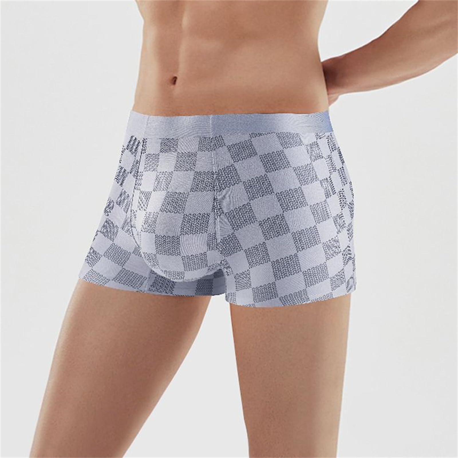 Boxer Uomo Biancheria Intima da Uomo Cool Modal Seamless Print Boxer Slips 3 Confezioni