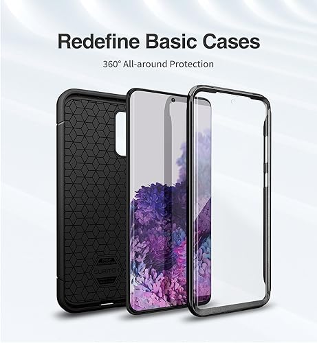 Miniatura 3 de SURITCH Funda protectora para Samsung Galaxy S20 Plus, marco frontal extra, resistente y a prueba de golpes, con protector de pantalla integrado