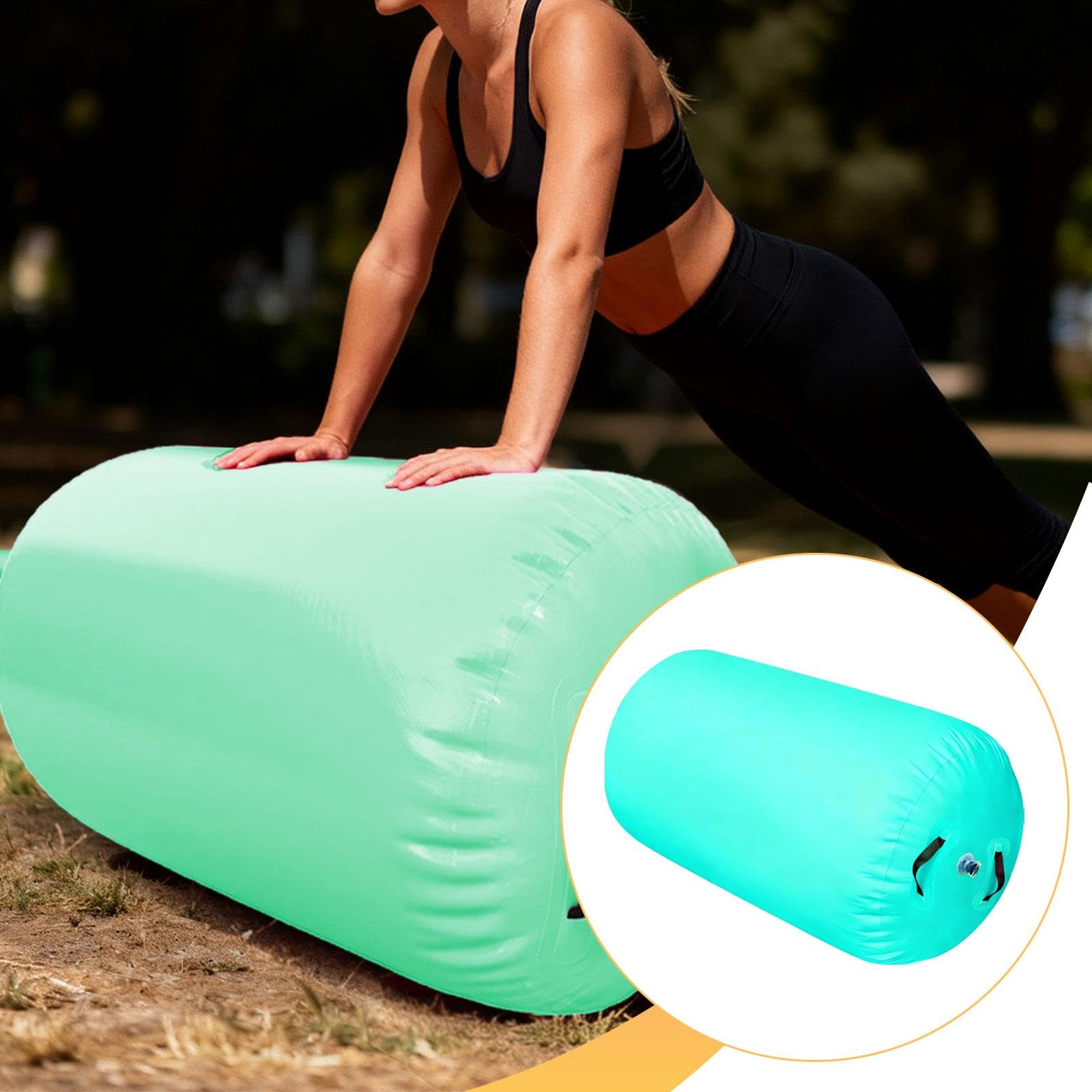 Homyl Air Roller Gymnastics Barrel Tumbling Barrel Gonfiabile, Pratico, Allenamento per Rovesciate All'indietro per Palestra Domestica