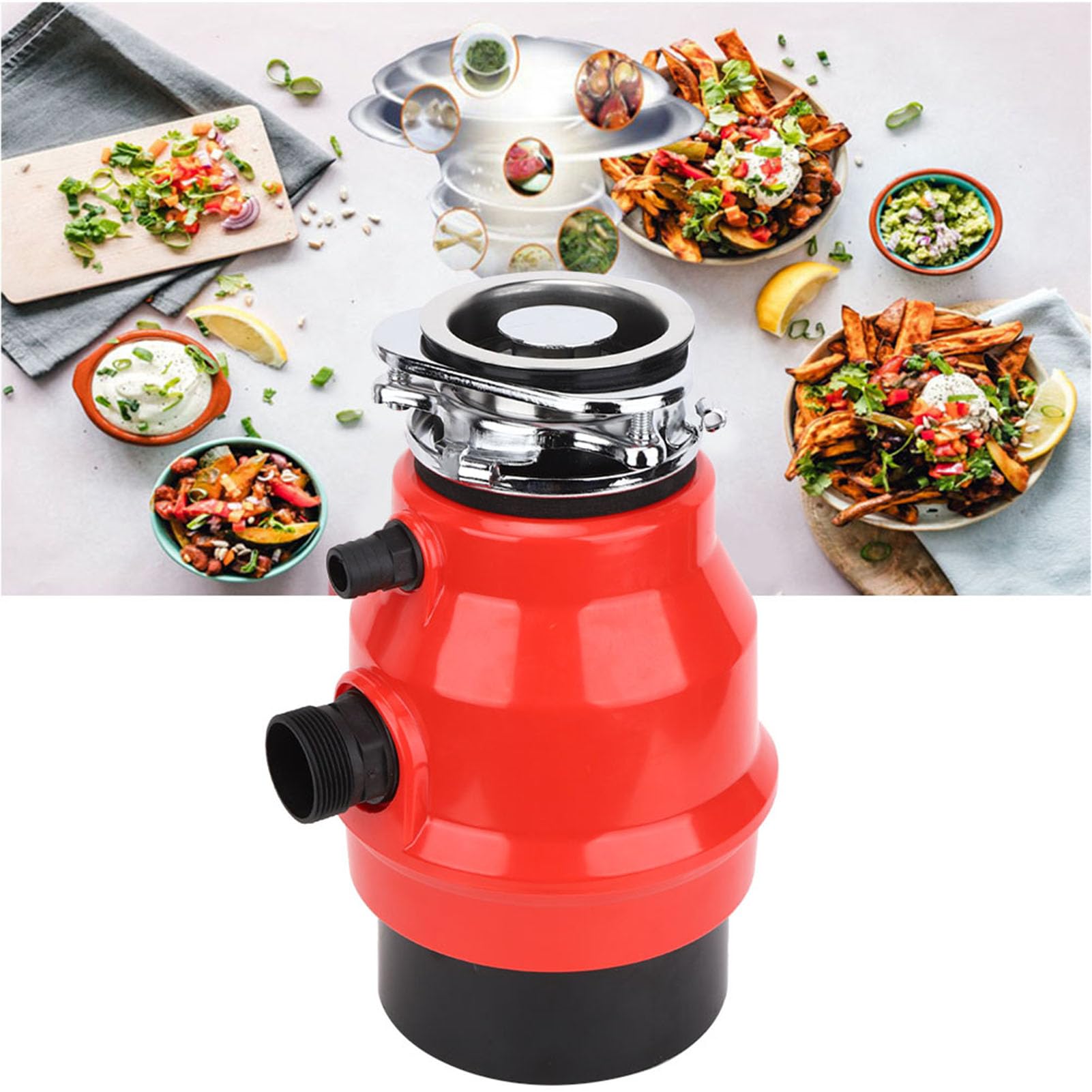 4000rmp 550 W Home Kitchen Sink smaltimento rifiuti rifiuti rifiuti rifiuti Alimentari Spina UK 110-240 V