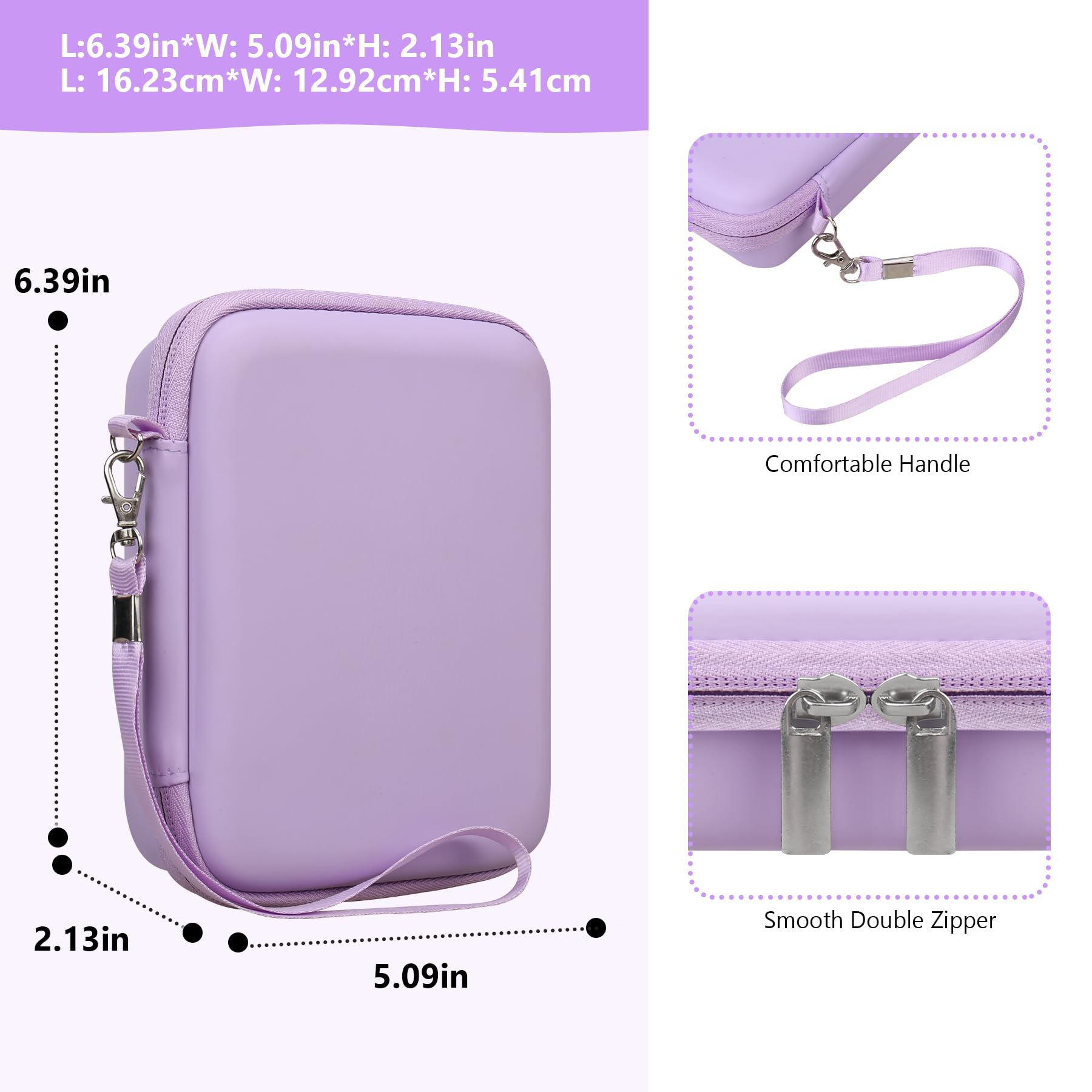 Supmay Hard Carrying Case for R36S/RG40XXV/G350/RG35XX/RG405V/RG406V Retro Handheld Game Console - Image 3