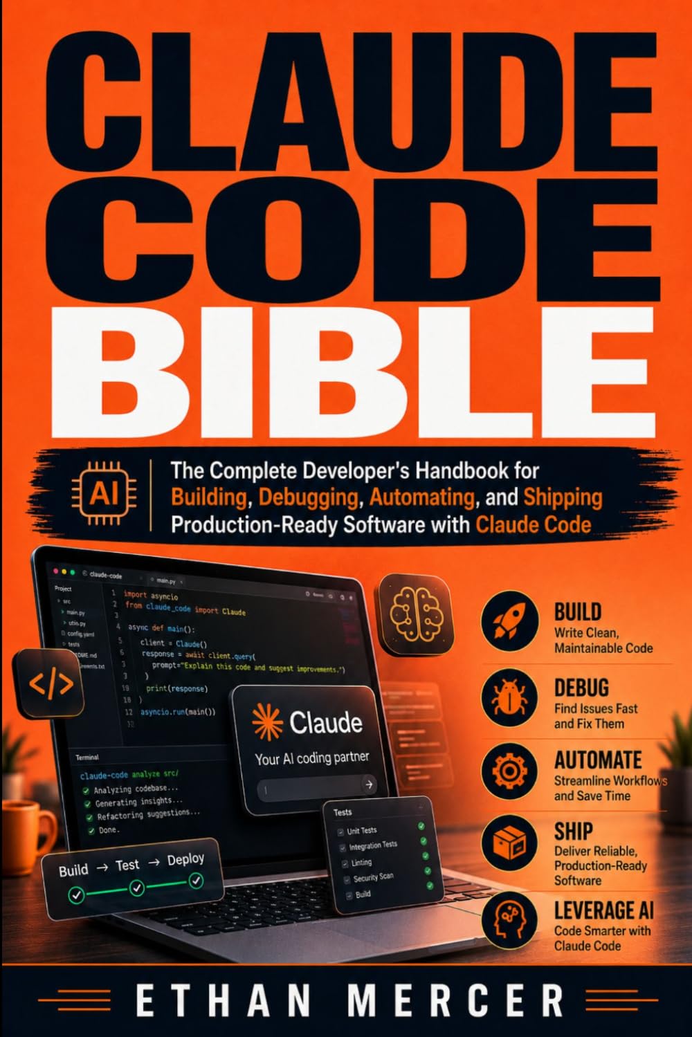 CLAUDE CODE BIBLE: The Complete Developer's Handbook for Building, Debugging, Automating, and Shipping Production-Ready Software with Claude Code