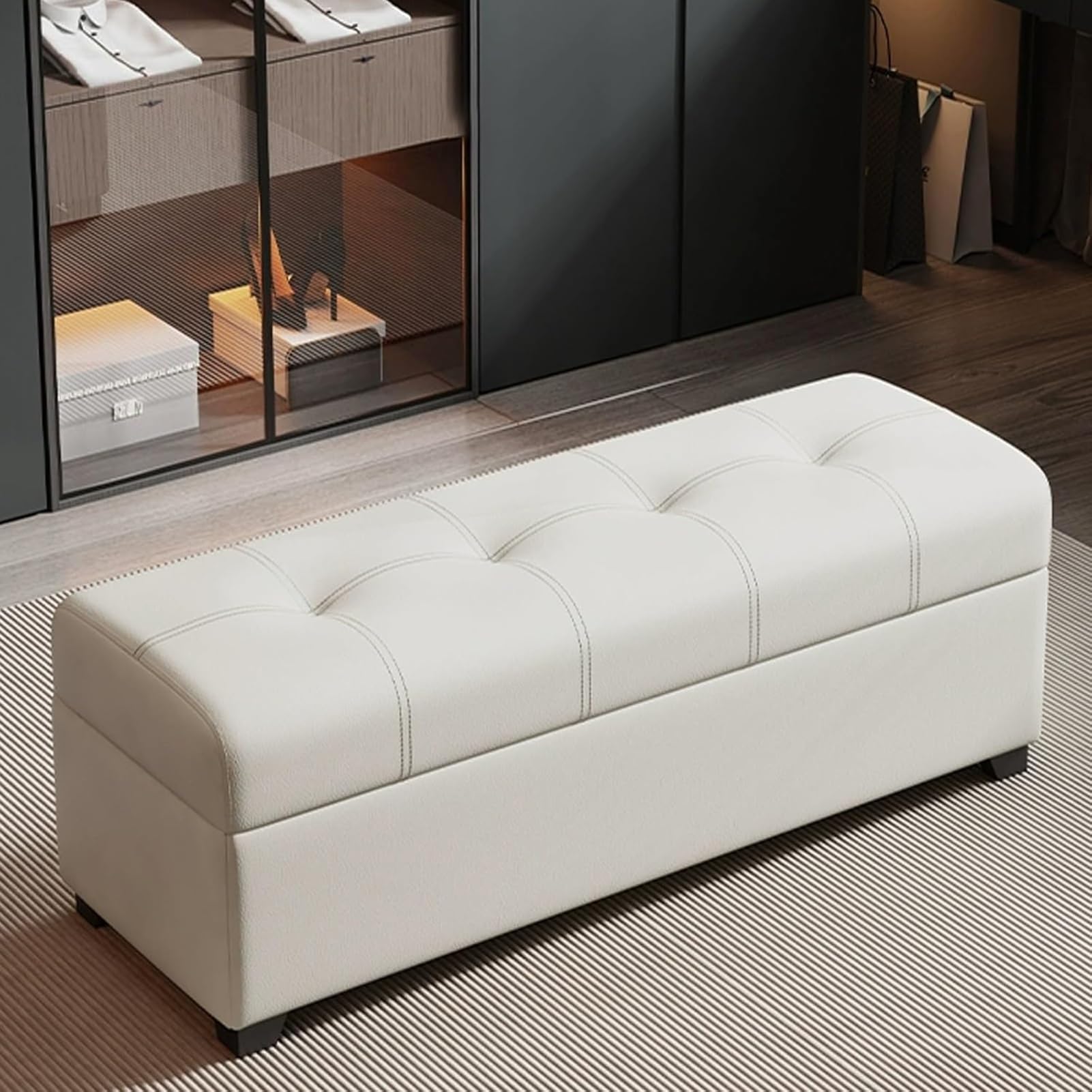 Banc de couloir pour entrée accueillante avec assise et meuble chaussures