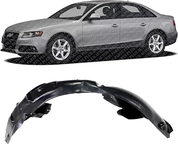AUTOS PARTS PLUS Front Fender Liner Left Driver Side Direct Replacement Compatible With 2009-2012 Audi A4 / S4 AU1248120 8K0821171G-PFM