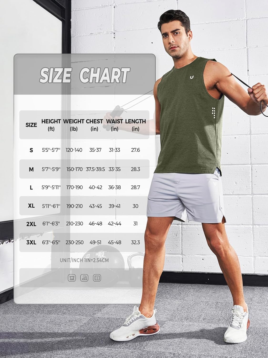 NORTHYARD Mens Tank Top Workout Running Shirts Sleeveless Quick Dry Muscle Shirts Athletic Gym Vest - Image 6