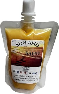 Sun and Sand Squeezable Long Lasting Citrus Wax Melts-4 Ounces