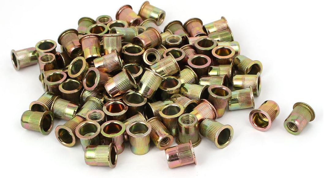 5/16" x 18mm Knurled Threaded Blind Rivet Nut Insert 100PCS (e9dfd80f5aa08c48e39400ea412679ec)