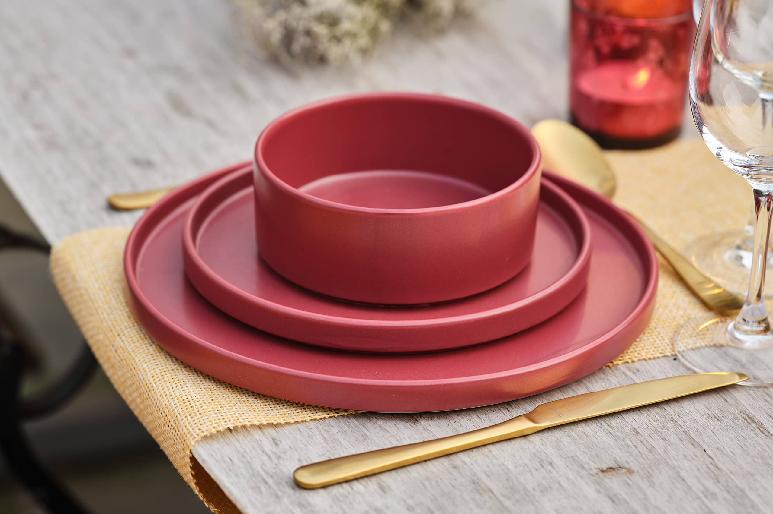 Cosy & Trendy Plate Délirio 6 Assortis-D23.5 Cm-6 - Juego de 6