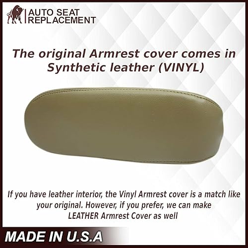 Miniatura 2 de 1999 Ford F250 F350 F450 Lariat Super Duty Funda de asiento de cuero genuino de repuesto en color marrón pradera (con asiento de bebé (consola