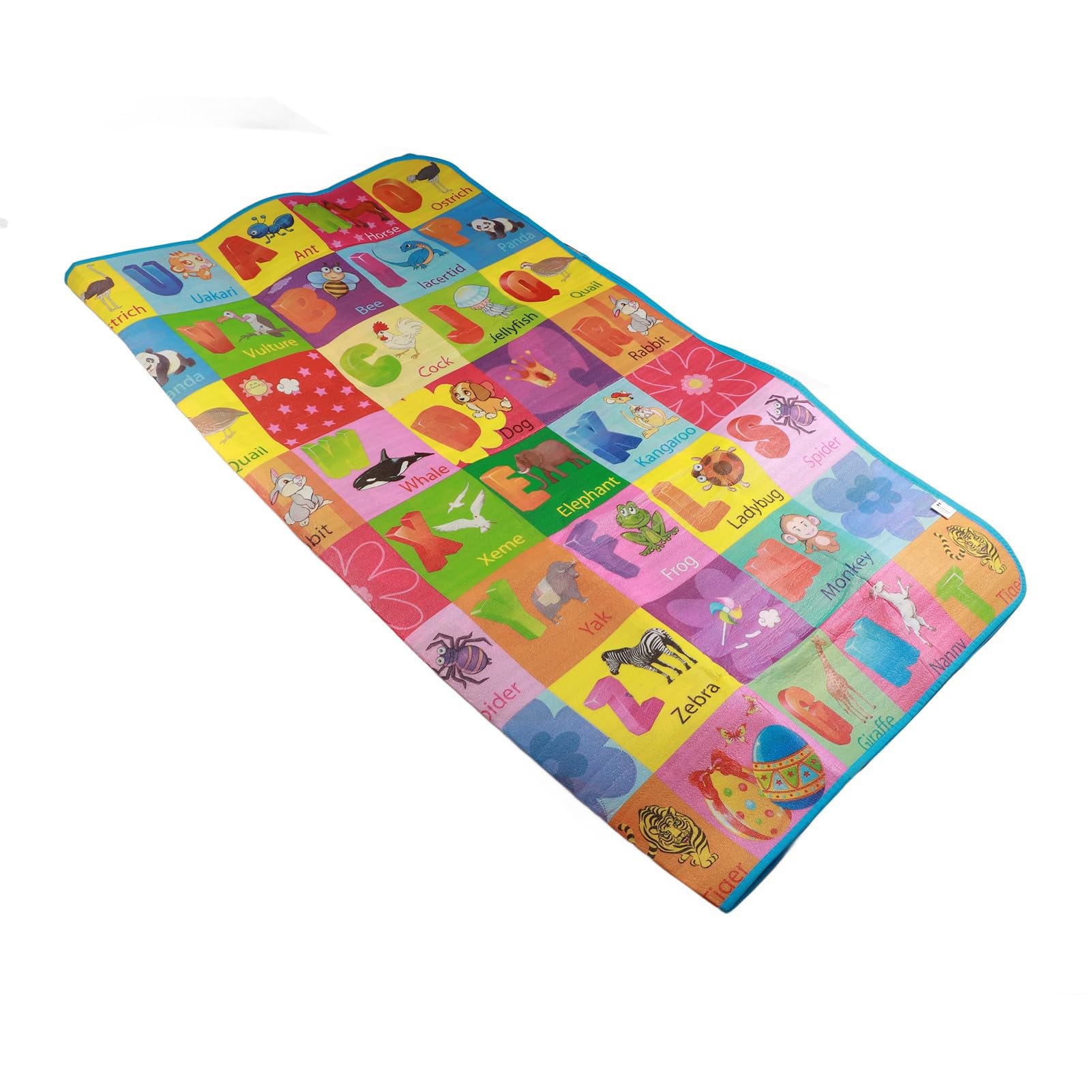 Denash Foldable Crawling Mat, Portable Baby Washable Foldable Play Mat for Floor