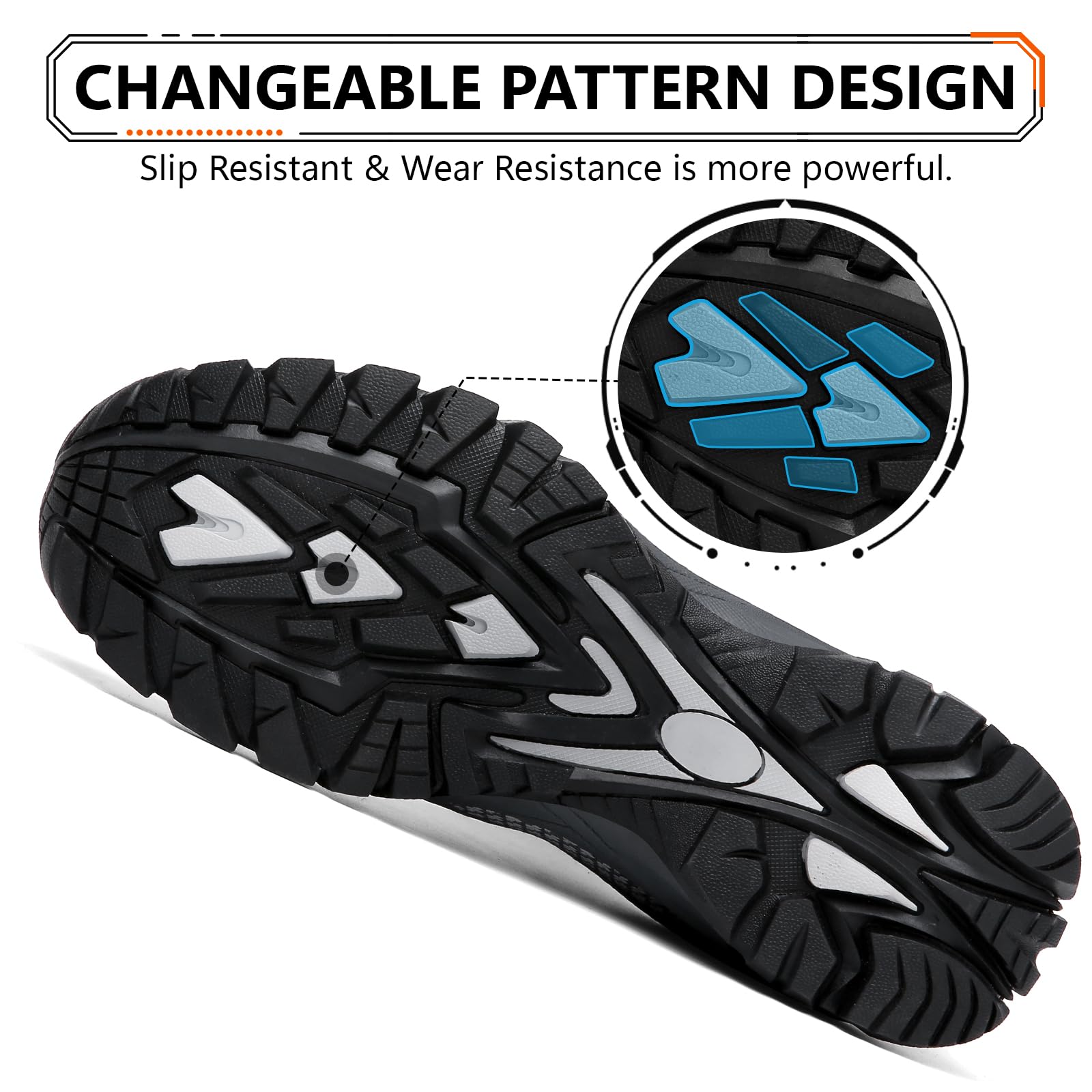LEDINEY Zapatos de senderismo para mujer, impermeables, ligeros, para senderismo, camping, al aire libre