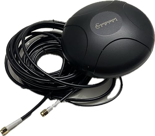 Miniatura 3 de CompuPort 5 en 1 Profesional MIMO LTE+GPS+Wi-Fi Antena combinada para vehículo compatible con Sierra Wireless, Microhard, Cradlepoint, Digi, Peplink