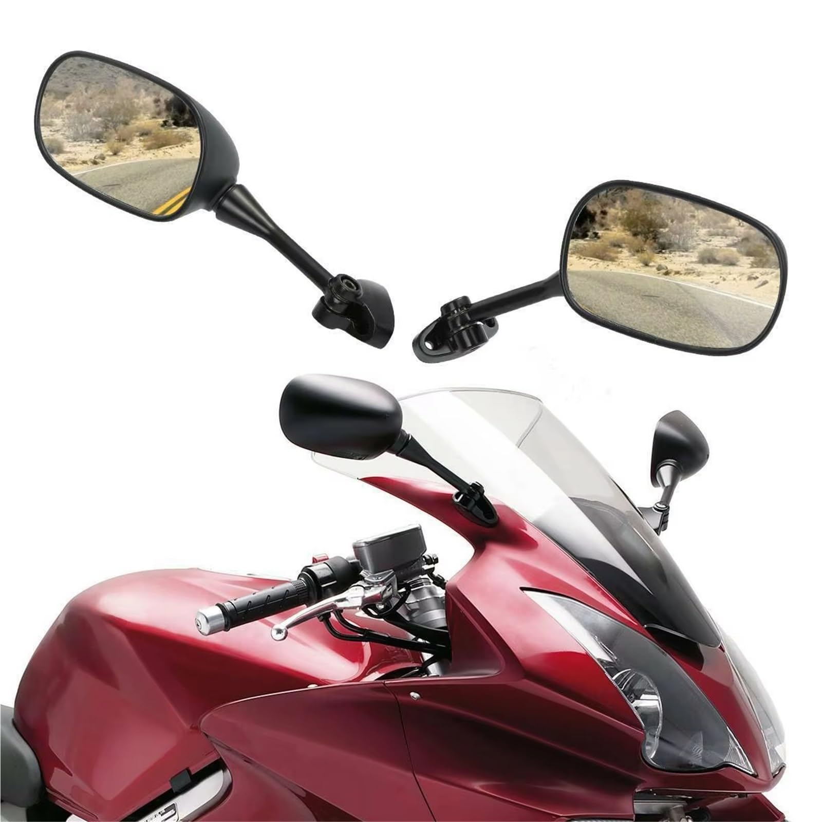 Espejo retrovisor para motocicleta VFR800 Para VFR 800 FI V-TEC 2002-2012 4
