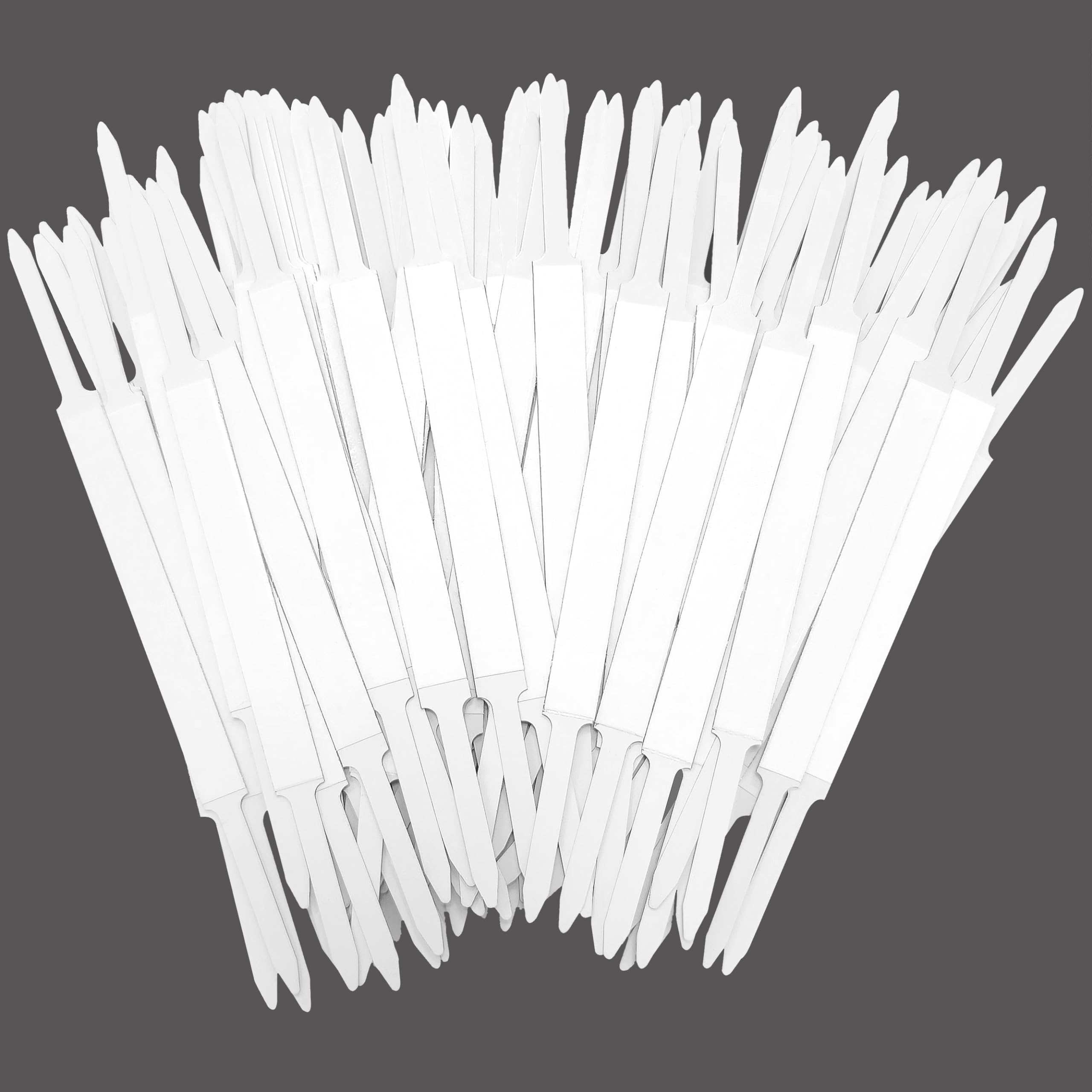 KLEBESHOP24 Schnellheftzungen selbstklebend weiß 100 Stück