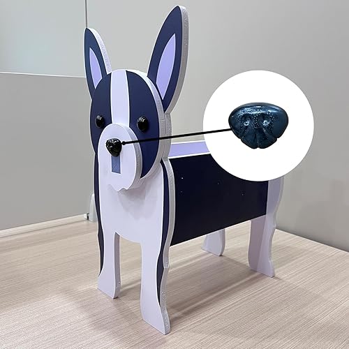 Miniatura 4 de Maceta para perros, bonita maceta de animales para decoración de jardín al aire libre, contenedor de almacenamiento de plantas Boston Terrier para