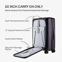 Amazon.com | NINETYGO Carry On Luggage 22x14x9 Airline Approved