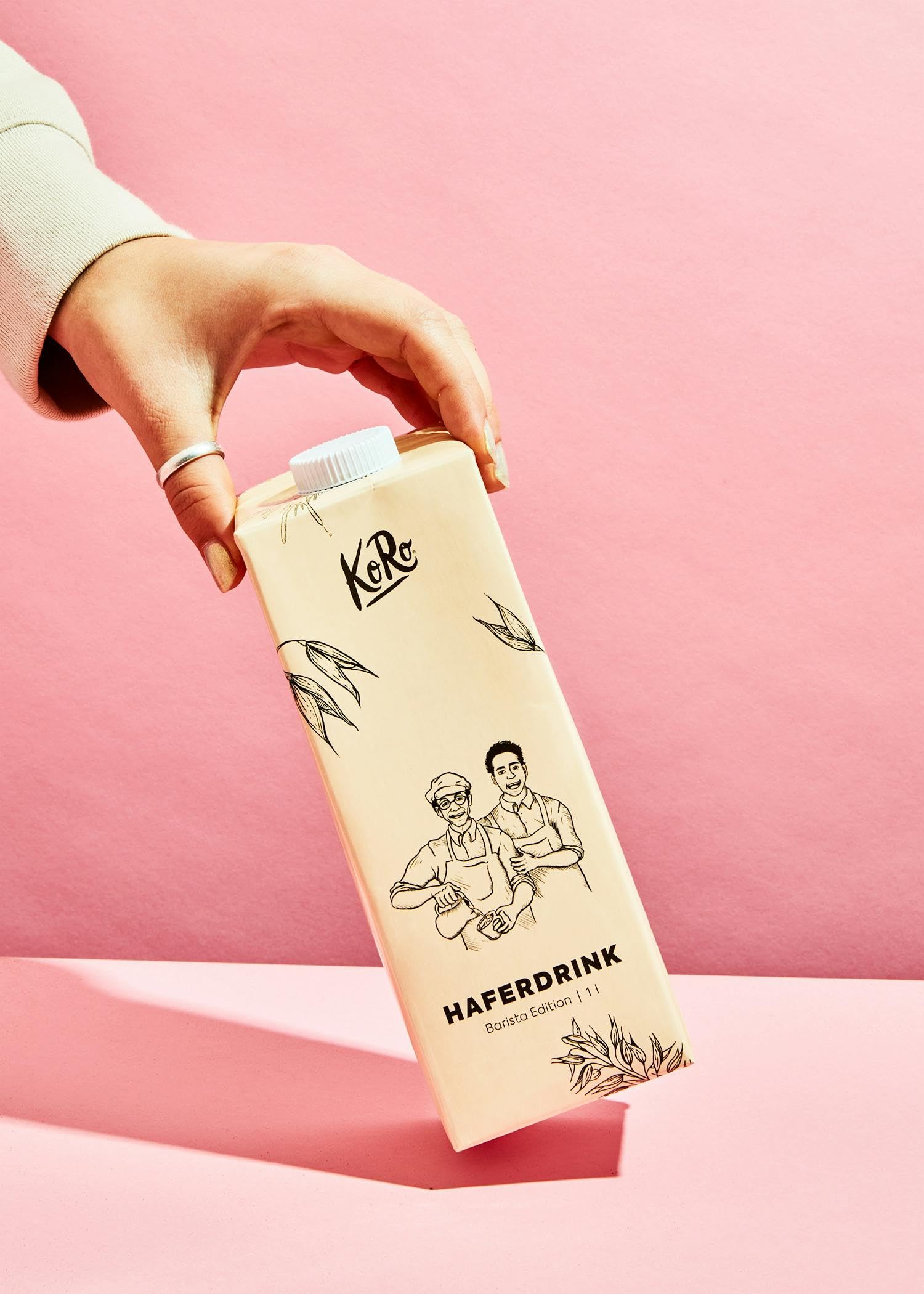 KoRo - Boisson d'avoine Barista 12 x 1 L - Vegan - Sans gluten - Sans sucre raffiné