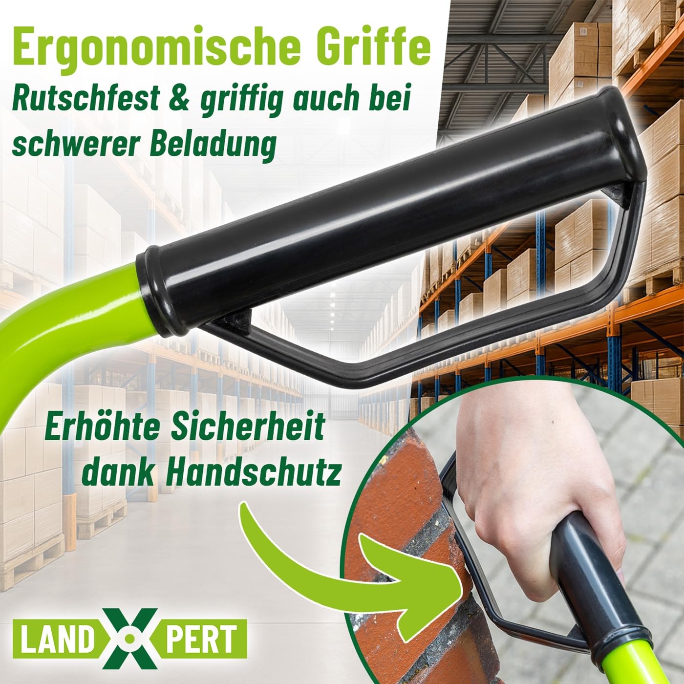 Sackkarre Transportkarre 100kg Lufträder Schutzblech klappbar Handwagen