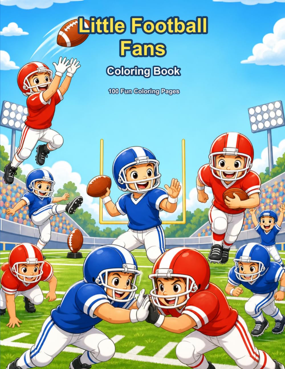 Little Football Fans Coloring Book
