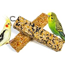 2PCS Parakeet Treats,Bird Grains Mixed Treat Parrot Crunch Sticks | Oat & Grain Style Sticks,Parrot Treats for Cockatiel Budgies Lovebirds Canary Conure Finches