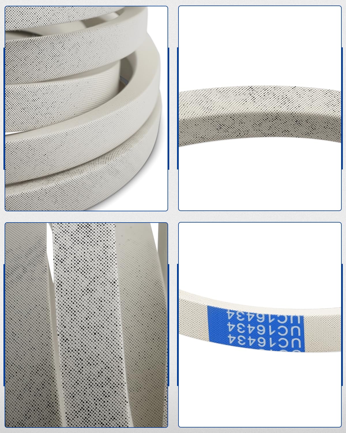 UC16434 Deck Belt 160" x 5/8" Fit for John Deere Ztrak Z720E Z730M Z735M Z740R Z760R Lawn Mower Mid-Duty with 54" Decks