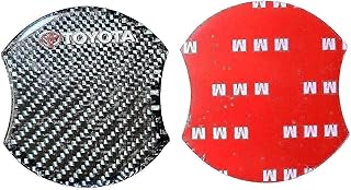 Generic Carbon Fiber Car Door Handle Protector 2Pcs for Toyota Yaris, Corolla, Camry, CHR, Fortuner, Land Cruiser