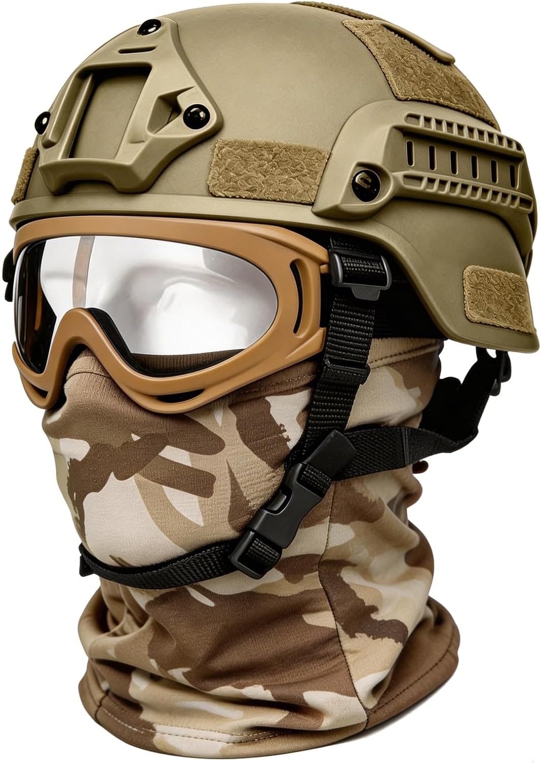 Tactical Airsoft Mask Full Face, Tactical Mask Skeleton, Scary Skull Halloween Ghost Mask, for Paintball Hunting and Shooting CS Cosplay