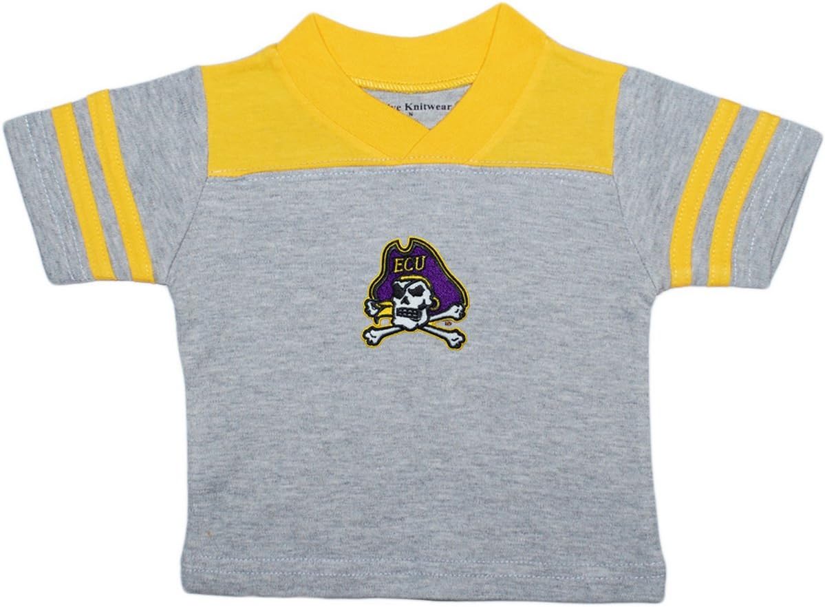 East Carolina University ECU Pirates Jolly Roger Toddler Sport Shirt Gold