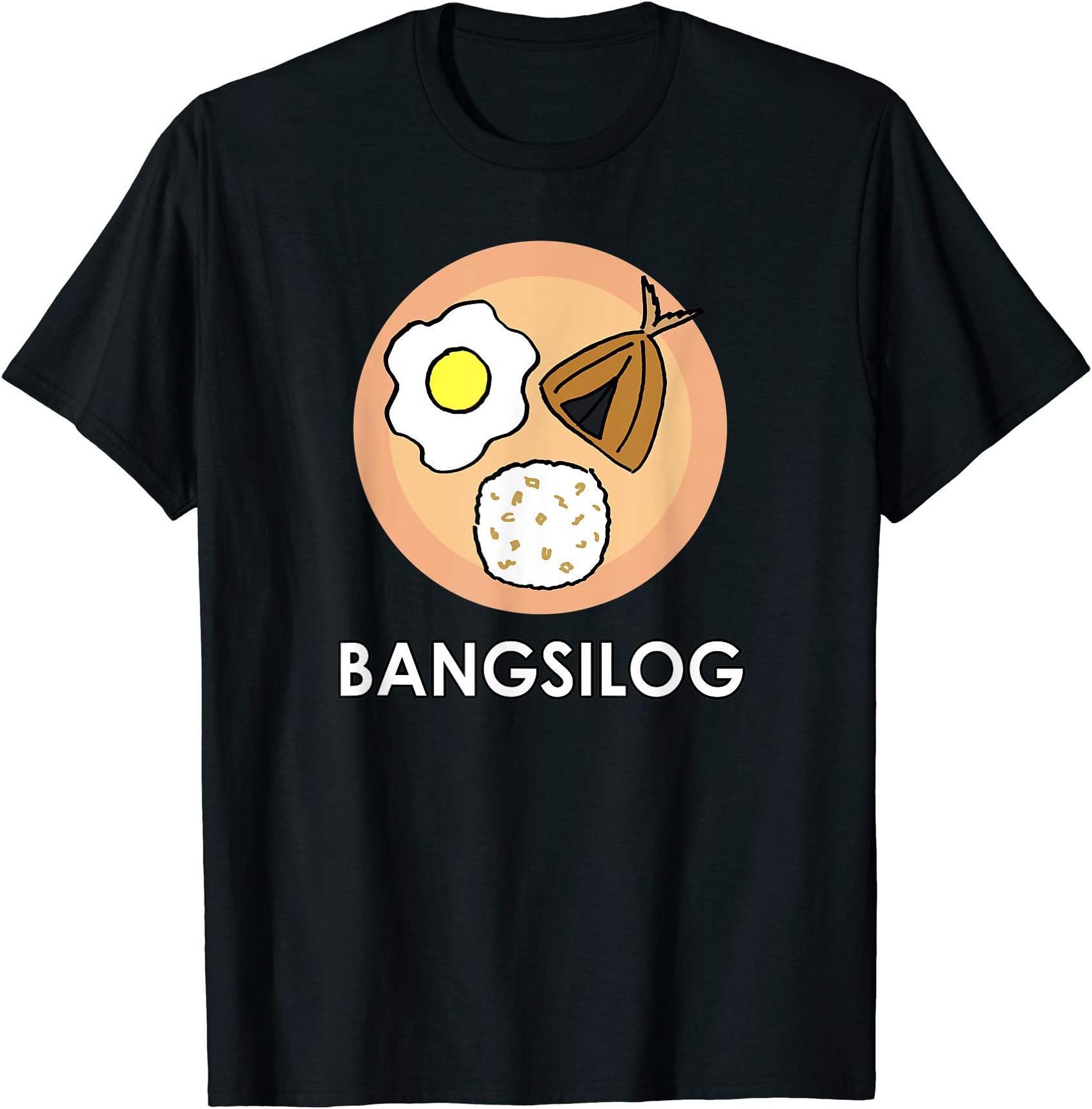Funny Filipino Bangus Milkfish Bangsilog Food T-Shirt