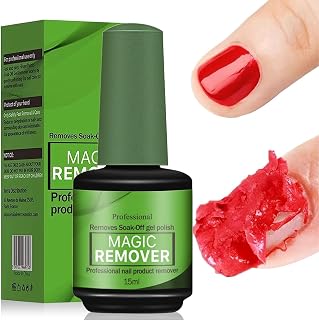 COSMOO 15ml Magic Gel Nail Polish Remover - Peel Off Gel Polish in 2-3 Minutes, Quick Easy Professional Nail Remover