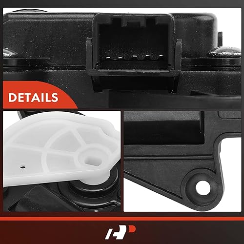 Miniatura 6 de A-Premium Actuador de puerta de mezcla de calentador HVAC compatible con Hyundai Tucson 2005 2006 2007 2008 2009, principal, temperatura