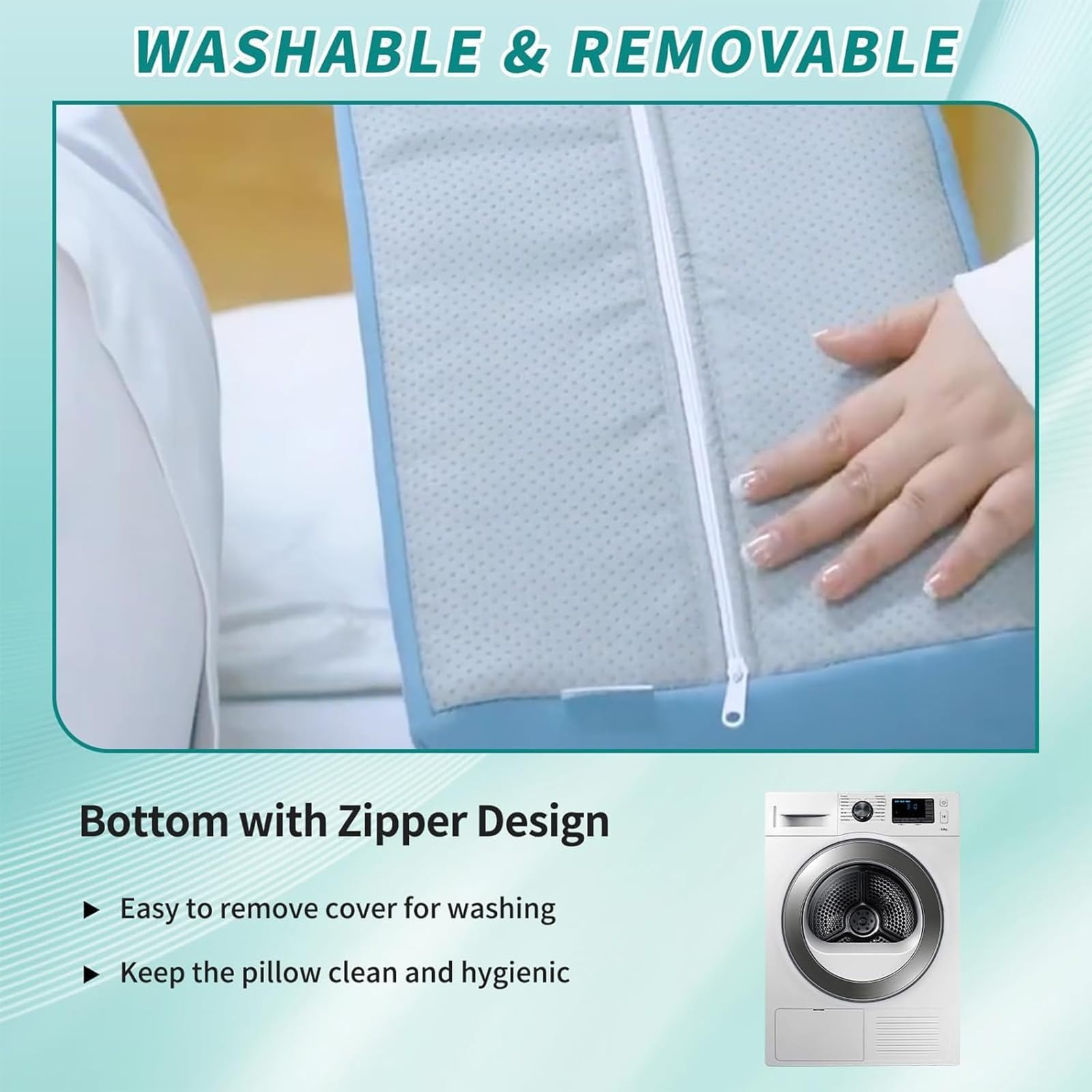 Cojín de apoyo lateral para silla de ruedas, cojín de cuña para respaldo de silla de ruedas, soporte lateral preciso, cómodo y transpirable, para personas con pérdida de control unilateral del