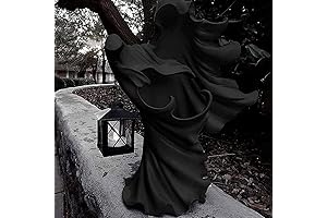 Spooky Resin Hell's Messenger with Lantern Figurine