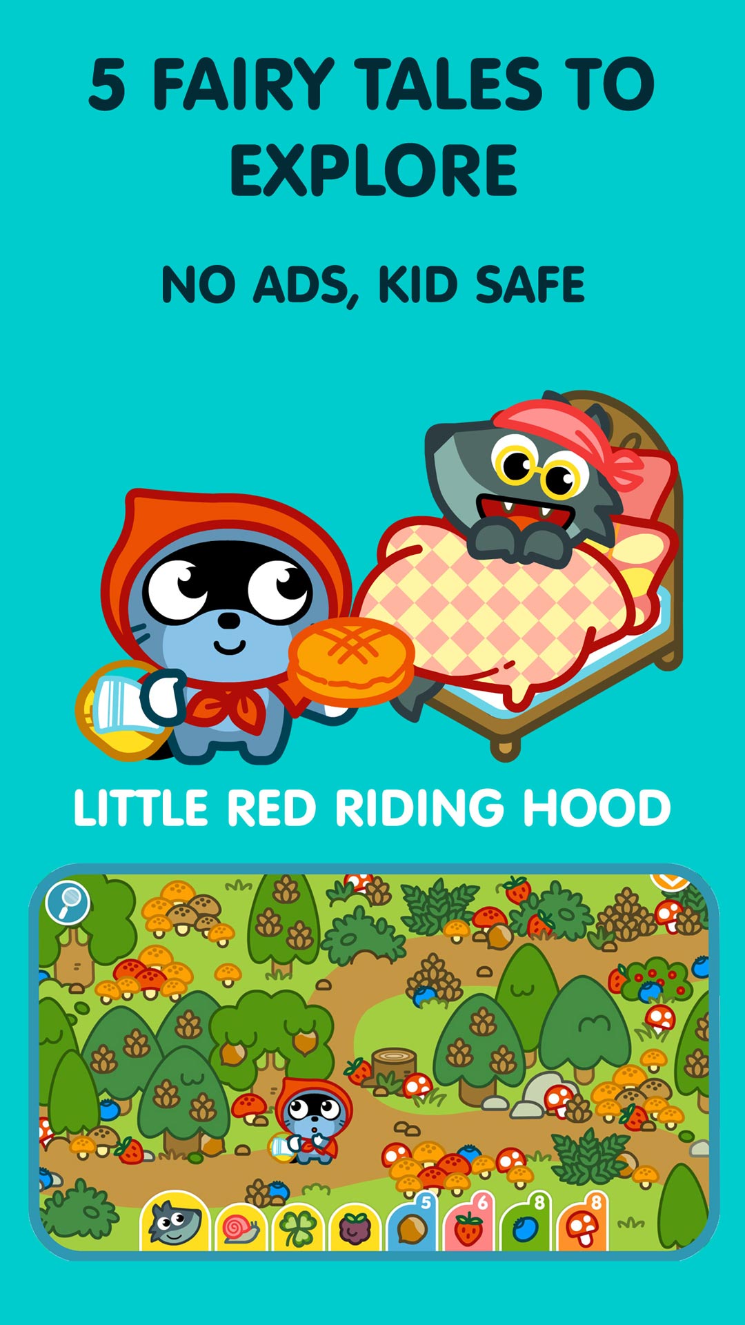 Pango Hide & Seek: Fairy Tales Find hidden objects - App on