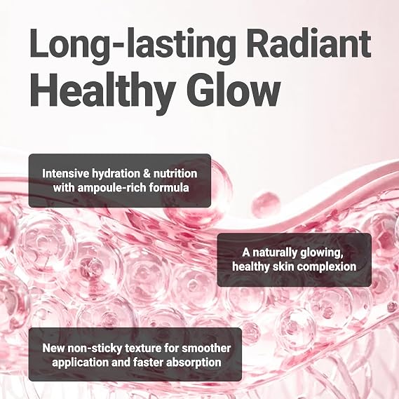 Glow Ever Moisturizer 1.7 fl oz Brightening Face Cream for Glass Skin & Barrier Care with 20% Panthenol B5 & Vitamin B12 | Day & Night Cream | Korean Skincare | Dermatologically Tested