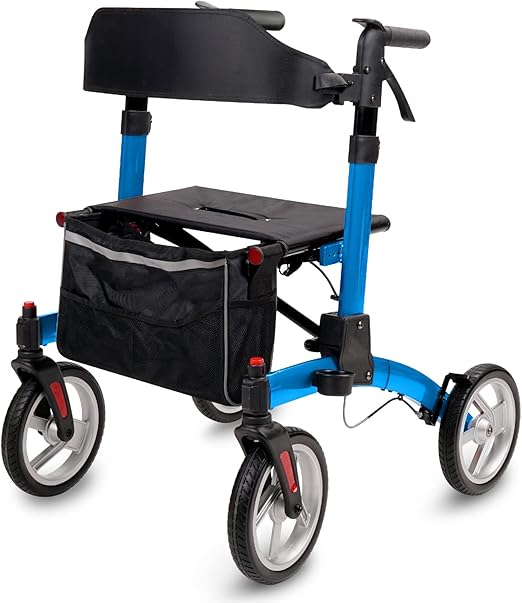 WONDMED Rollator Walkers for Seniors with Hidden Brake