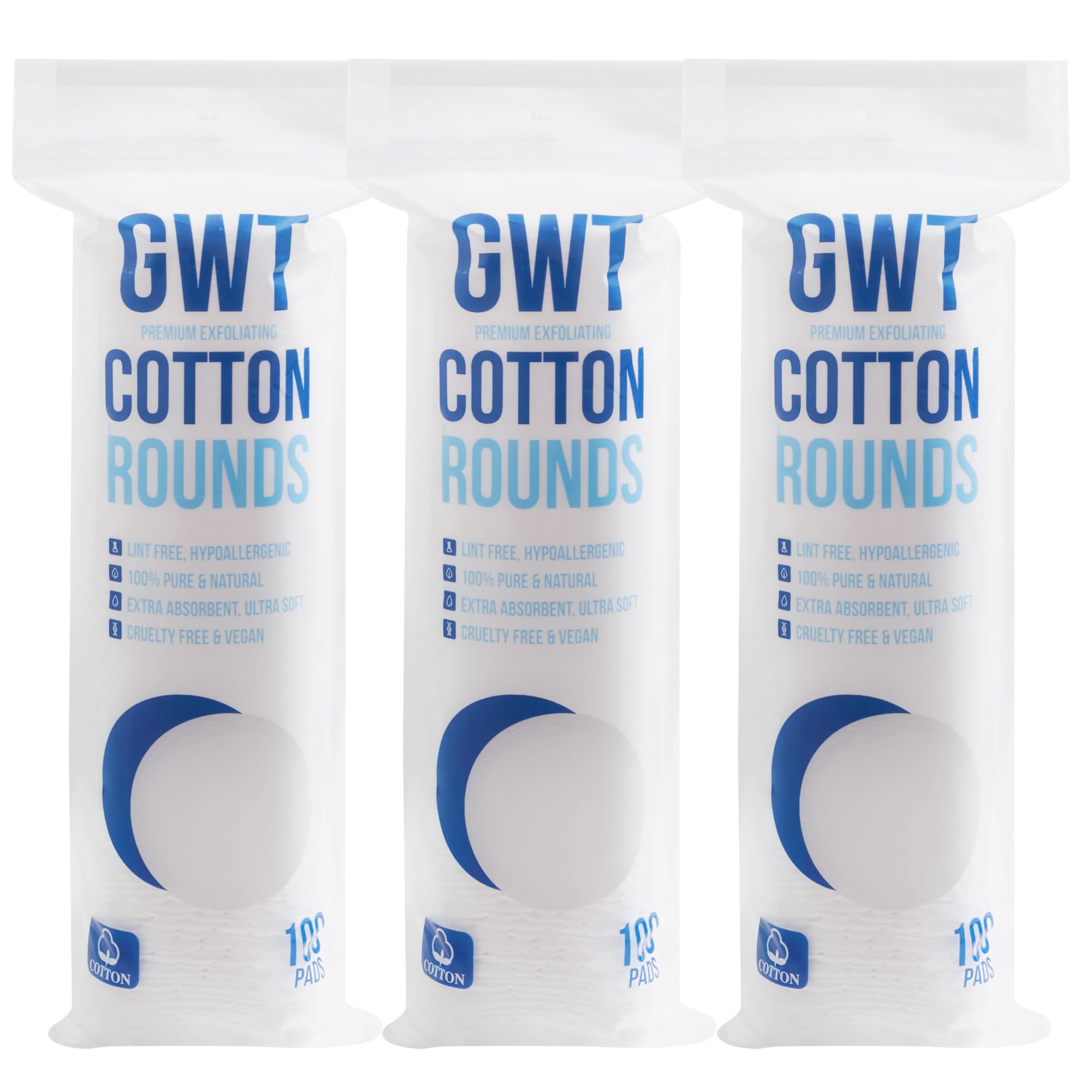 Gold Water Trading GWT Premium Cotton Rounds - cotton balls and swabs | Mubboo