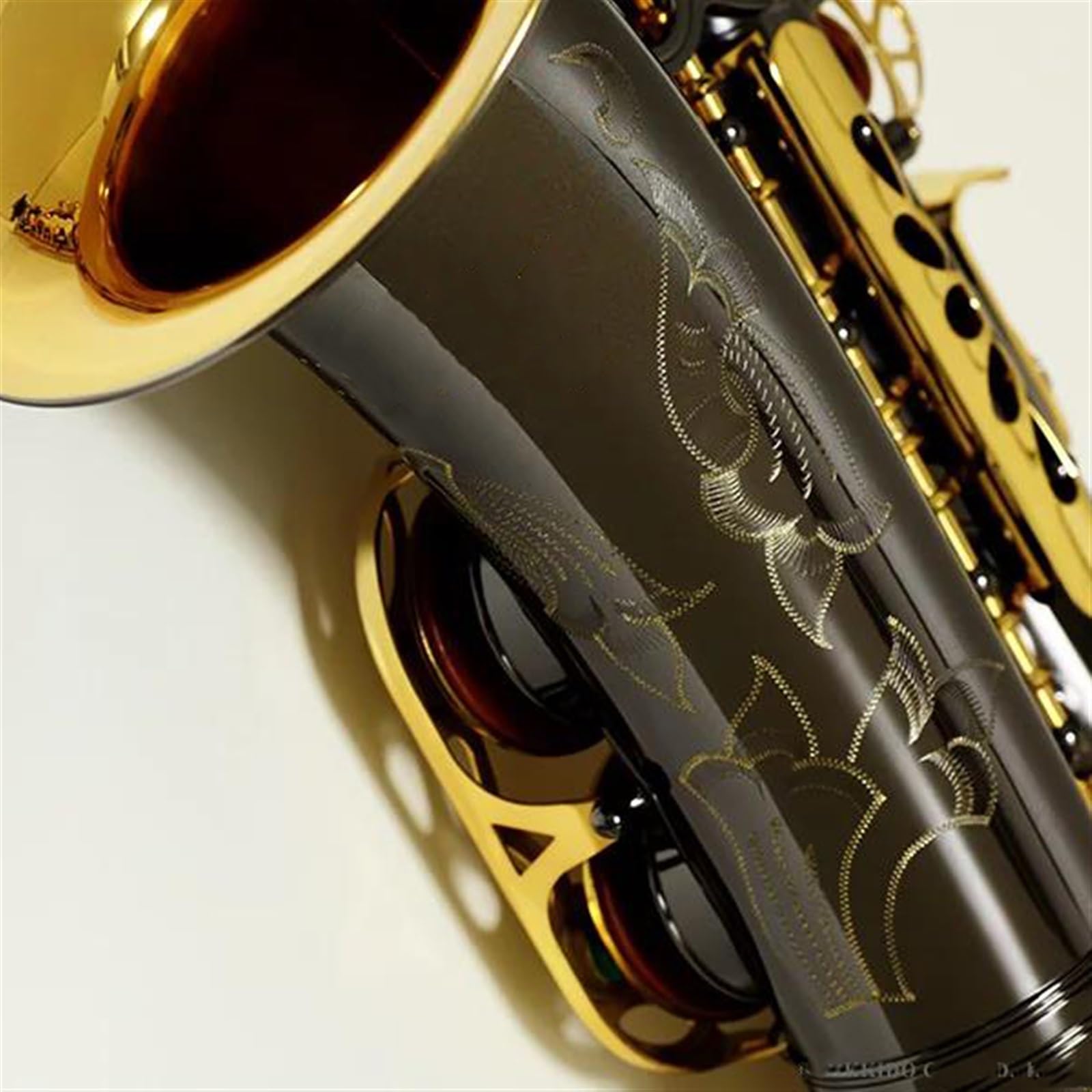 Saxophon Saxophon Alto Schwarz Neusilber Legierung Altsaxophon Messing Musikinstrument Mit Koffer(B)