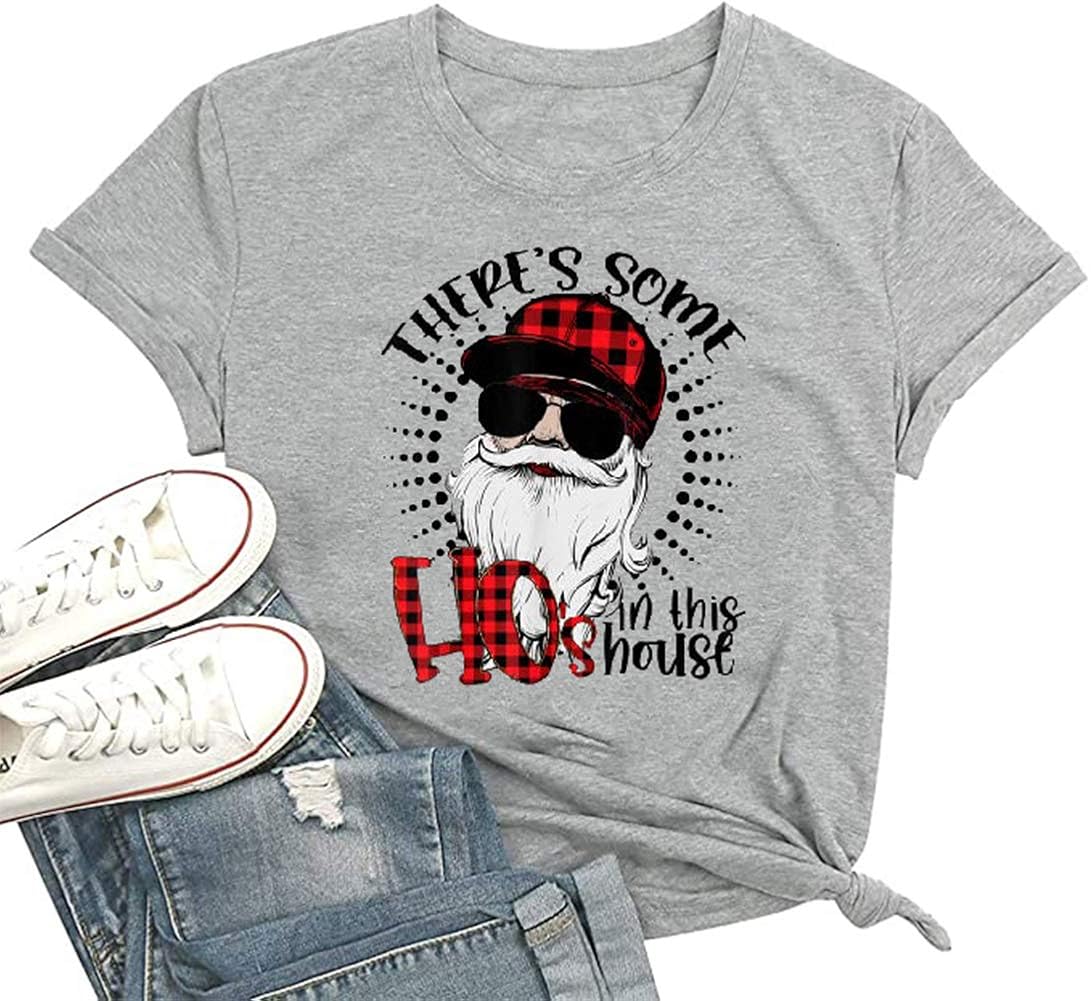 Earlymemb Women Reindeer Alcohol Christmas Graphic Tee Dasher Dancer Prancer Vixen Vodka Rum Tequila Whiskey Xmas T Shirt