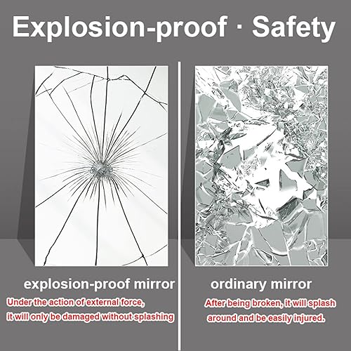 Miniatura 4 de Espejo irregular, juego de 3, espejo de pared asimétrico, espejo de baño, espejos decorativos, para sala de estar, baño, dormitorio, decoración de