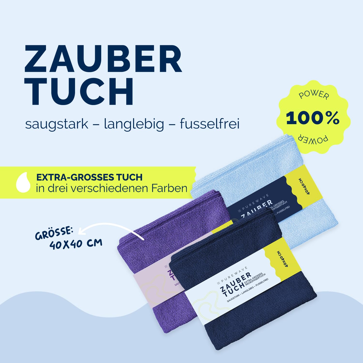 PUREWAVE Starter-Set All-in-One – Nachhaltige Reinigungslösungen für Haushalt und Gewerbe